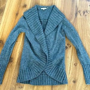 Vince grey super soft everyday shawl sweater